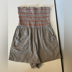 American Eagle Smocked Tube Romper